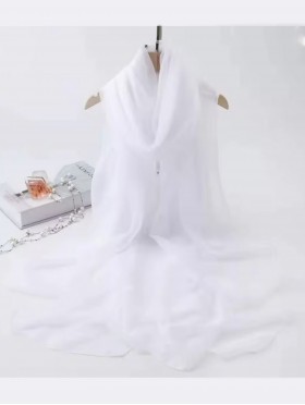 Chiffon Solid Color Fashion Scarf